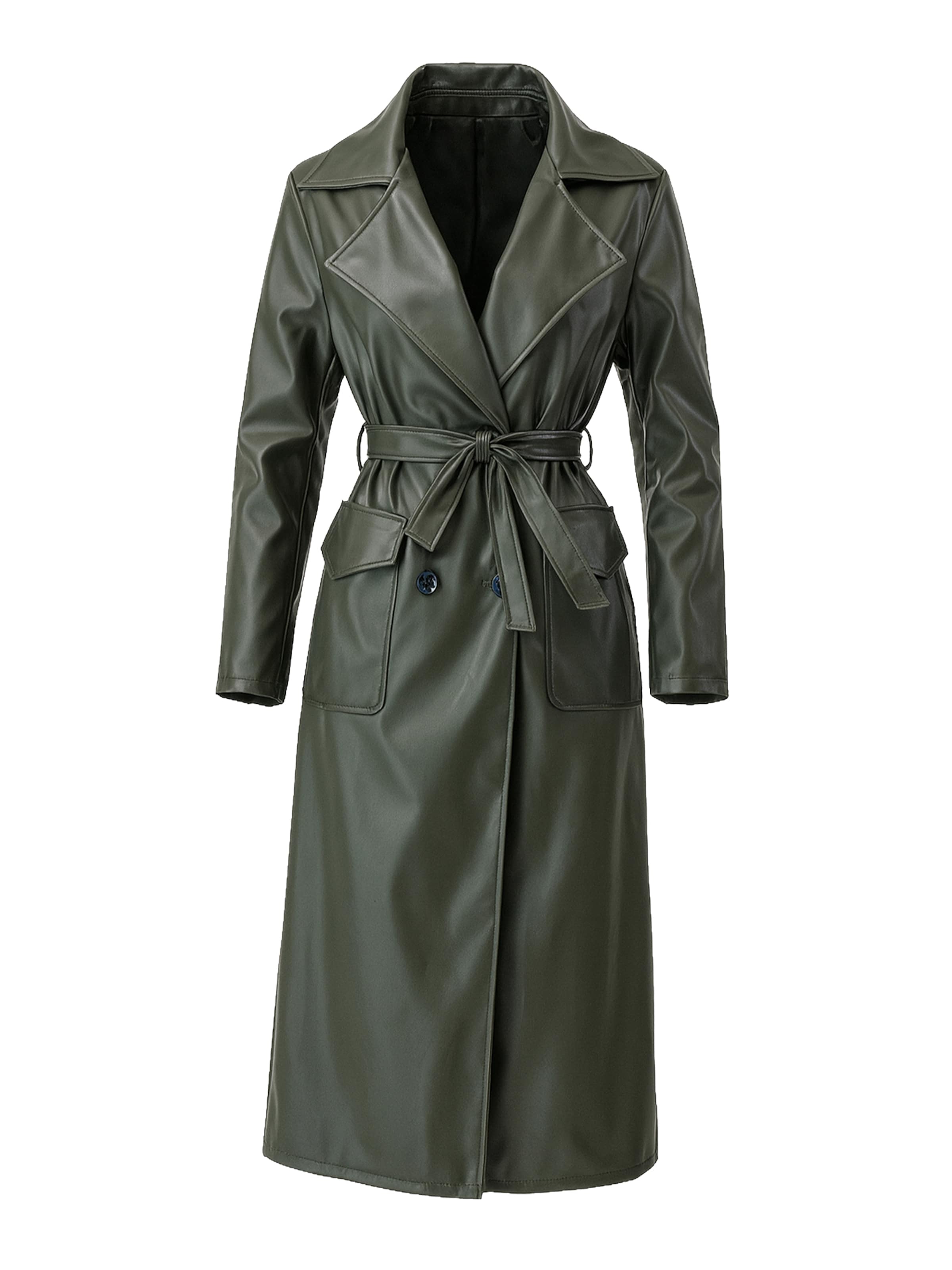 

Elara Межсезонное пальто цвета хаки