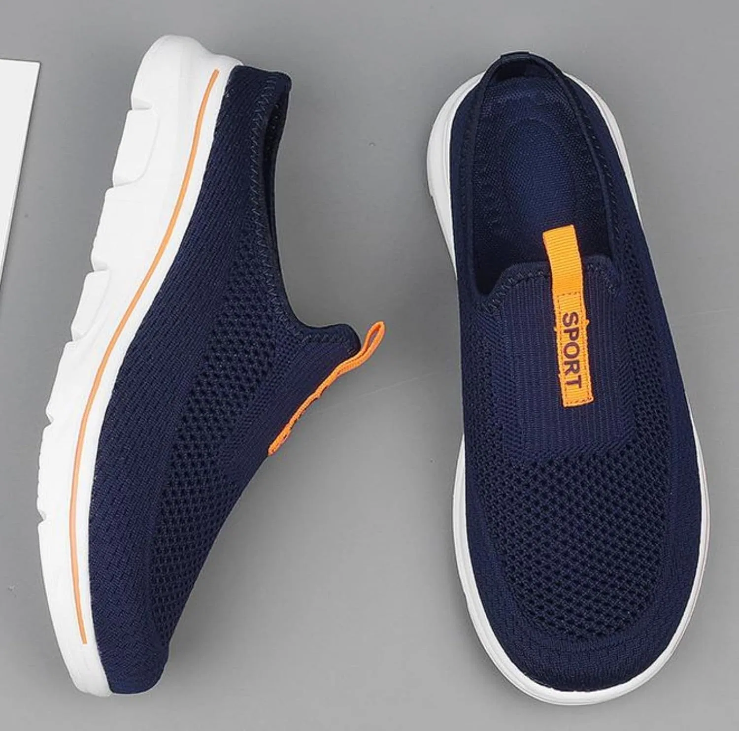 Мужские мюли FUNCOS Navy Blue — фото 3