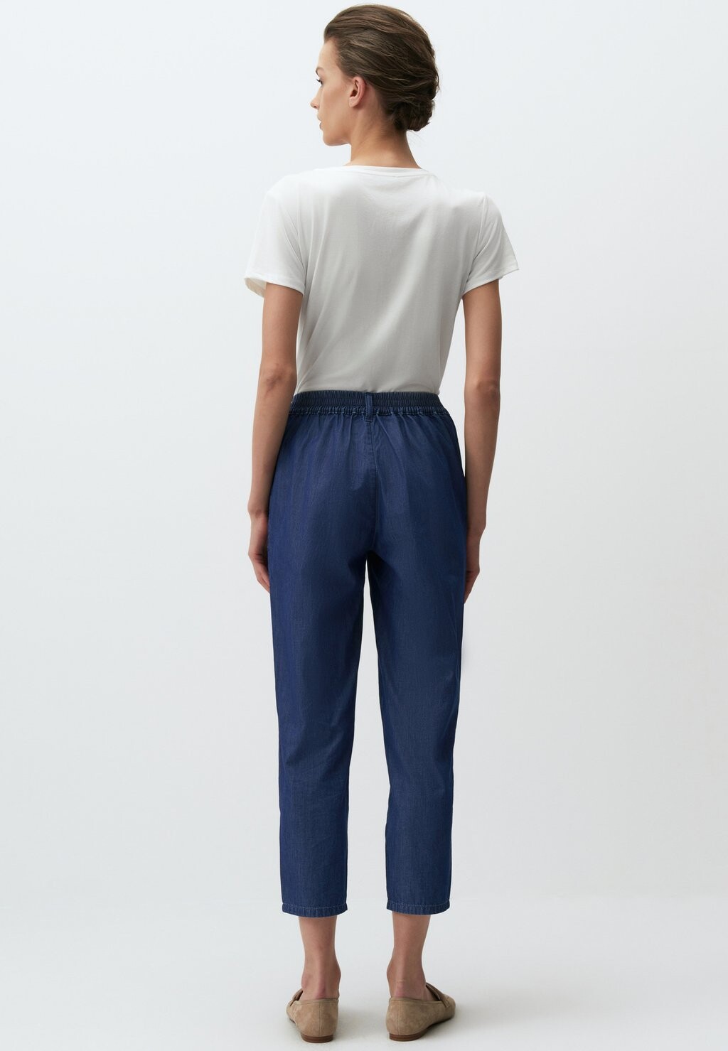

Брюки High Waist Elastic Waistband Jimmy Key, синий