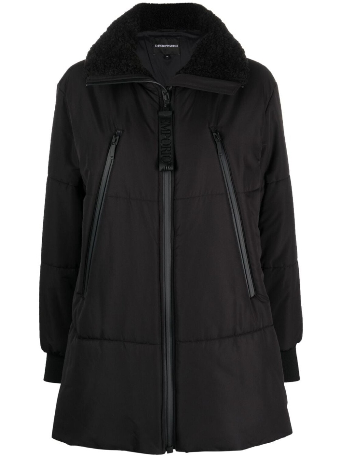 

Emporio Armani пуховик на молнии, черный