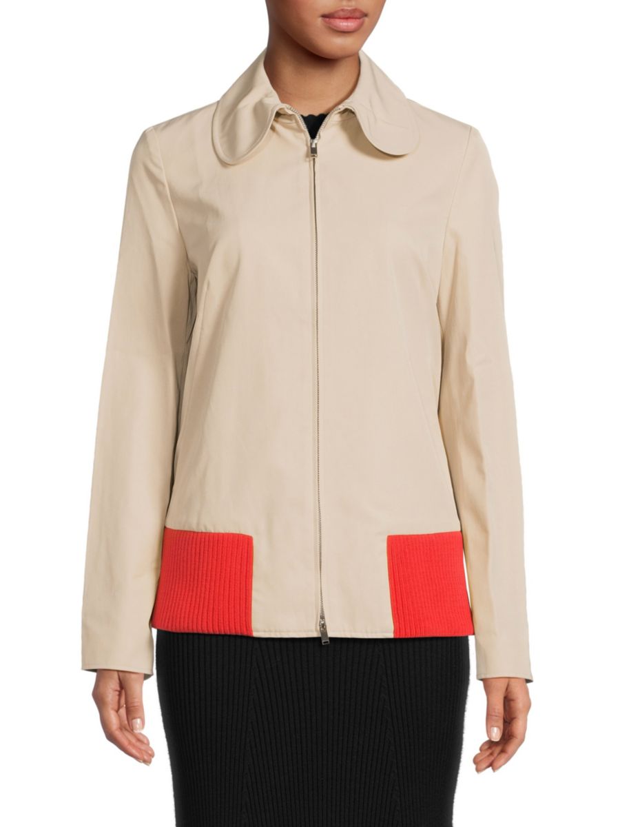 

Куртка с контрастным подолом Sonia Rykiel, бежевый