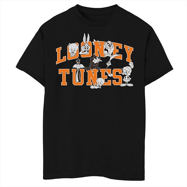 

Футболка с логотипом Looney Tunes в стиле varsity для мальчиков 8-20 & husky Licensed Character