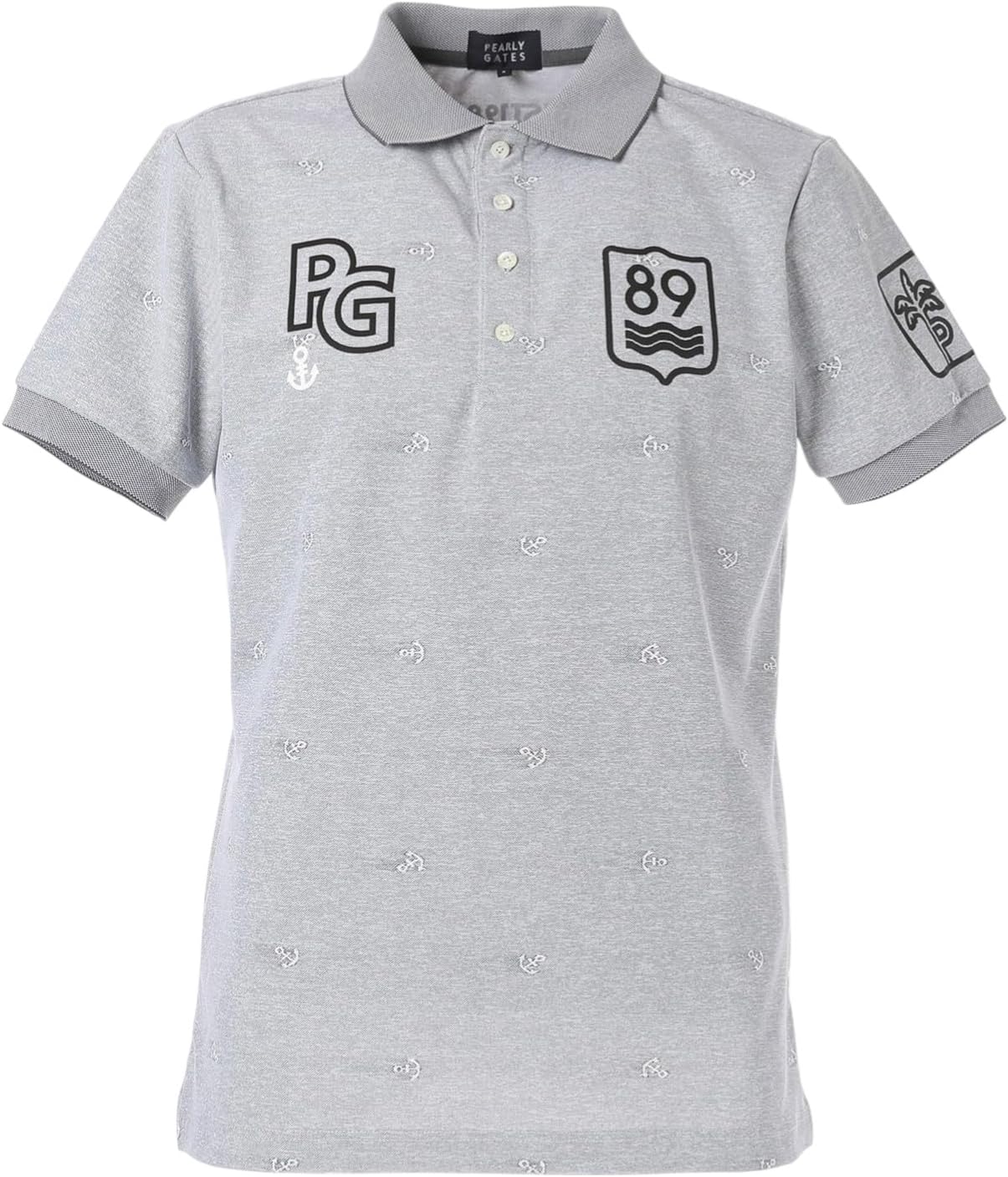 

Мужская поло-рубашка с коротким рукавом Parly Gates 053-5260821 (эластичная, впитывающая влагу) Pearly Gates, серый
