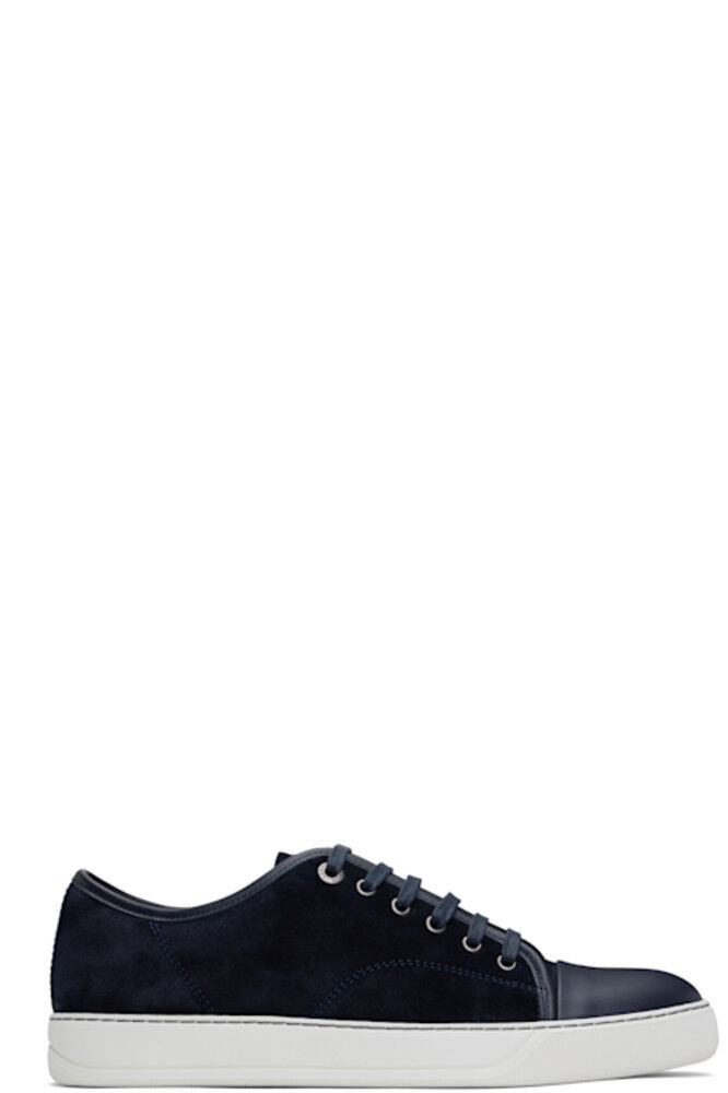 

Темно-синие кроссовки DBB1 из замши и кожи Lanvin