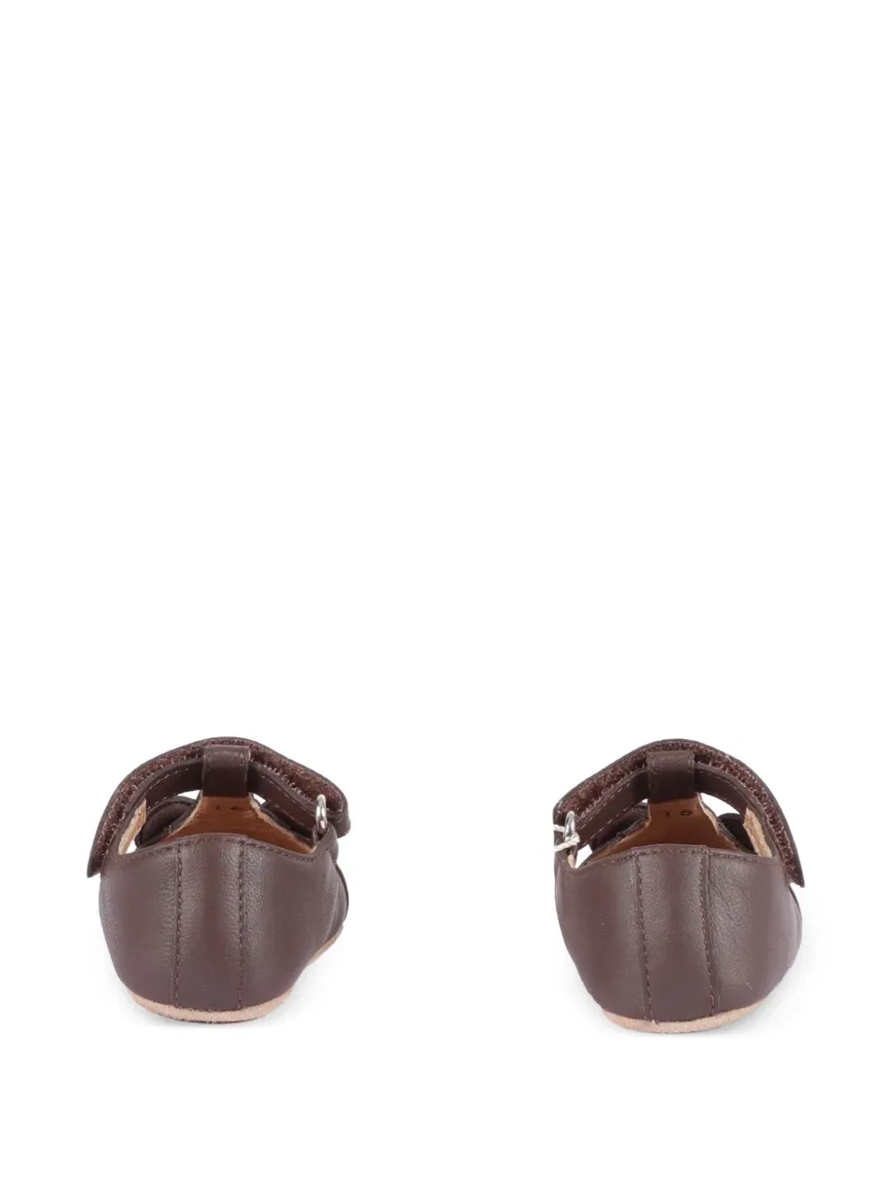 Сандалии с ремешком в виде медведя Fendi Kids, коричневый — фото 3