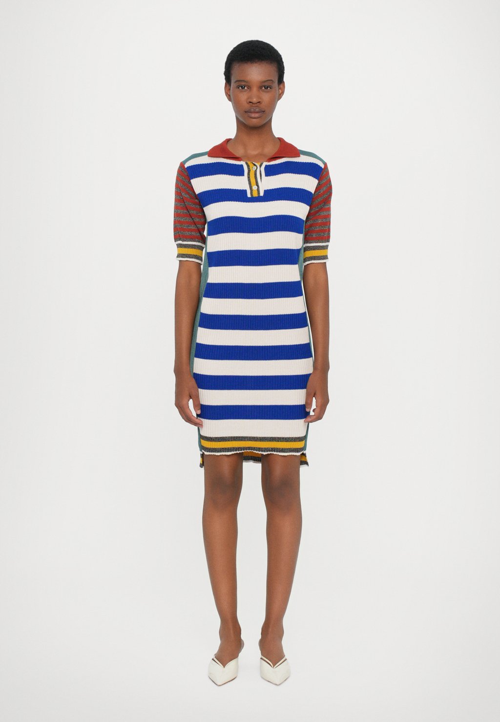 

Платье-джемпер MIX POLO DRESS Henrik Vibskov, синий