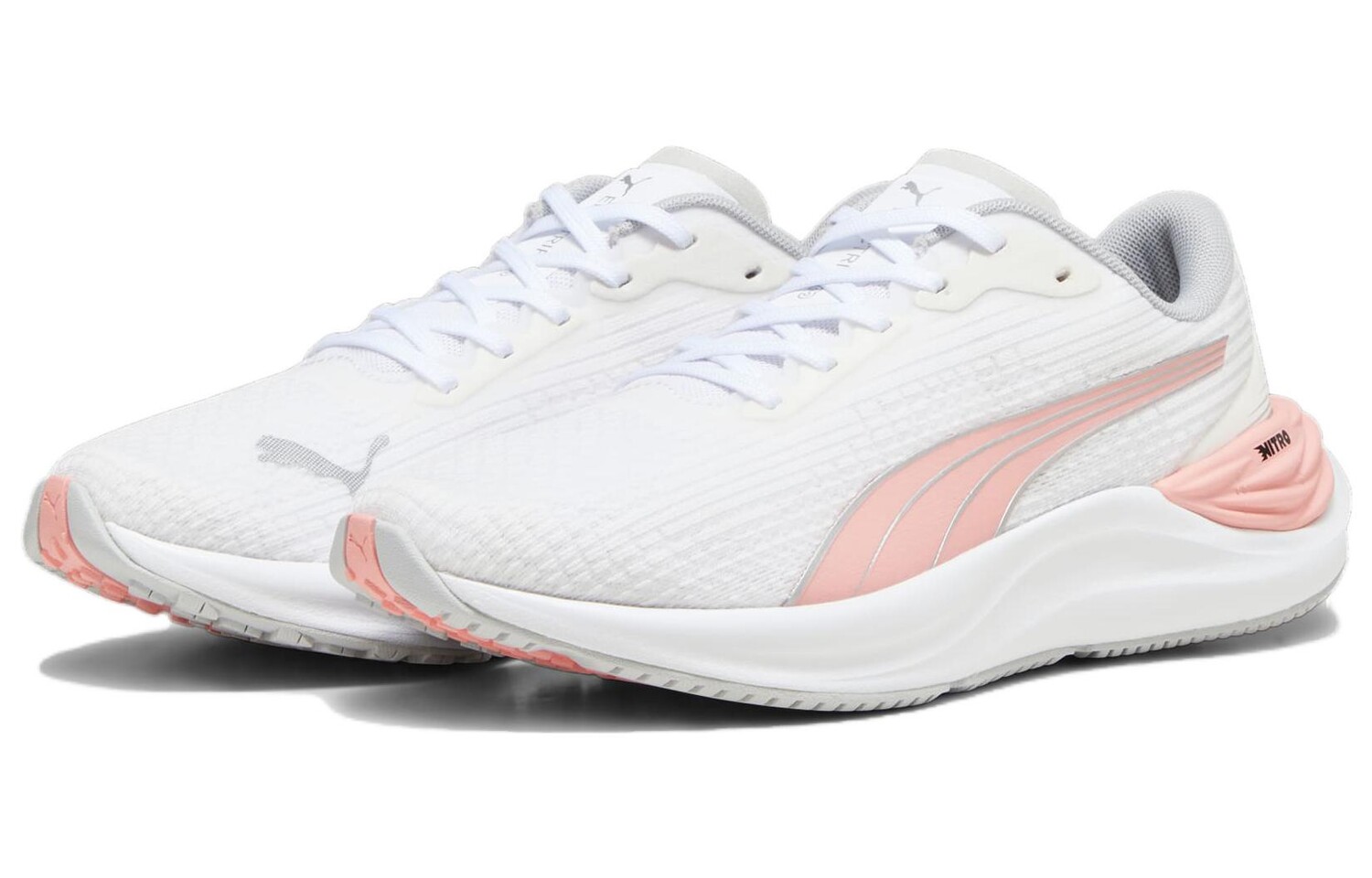 Puma Electrify Nitro 3 Кроссовки Женские, White/Pink — фото 3