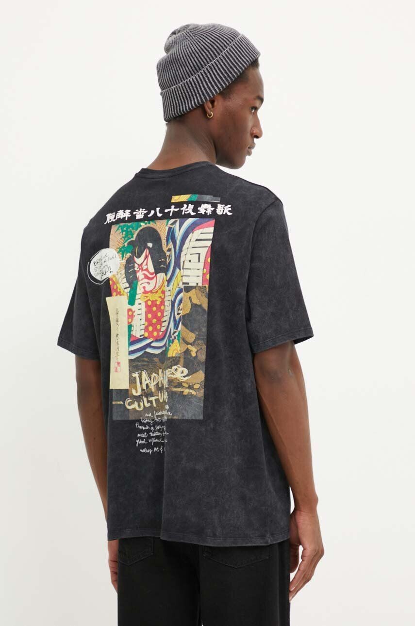 

Хлопковая футболка Desigual MAX, черный