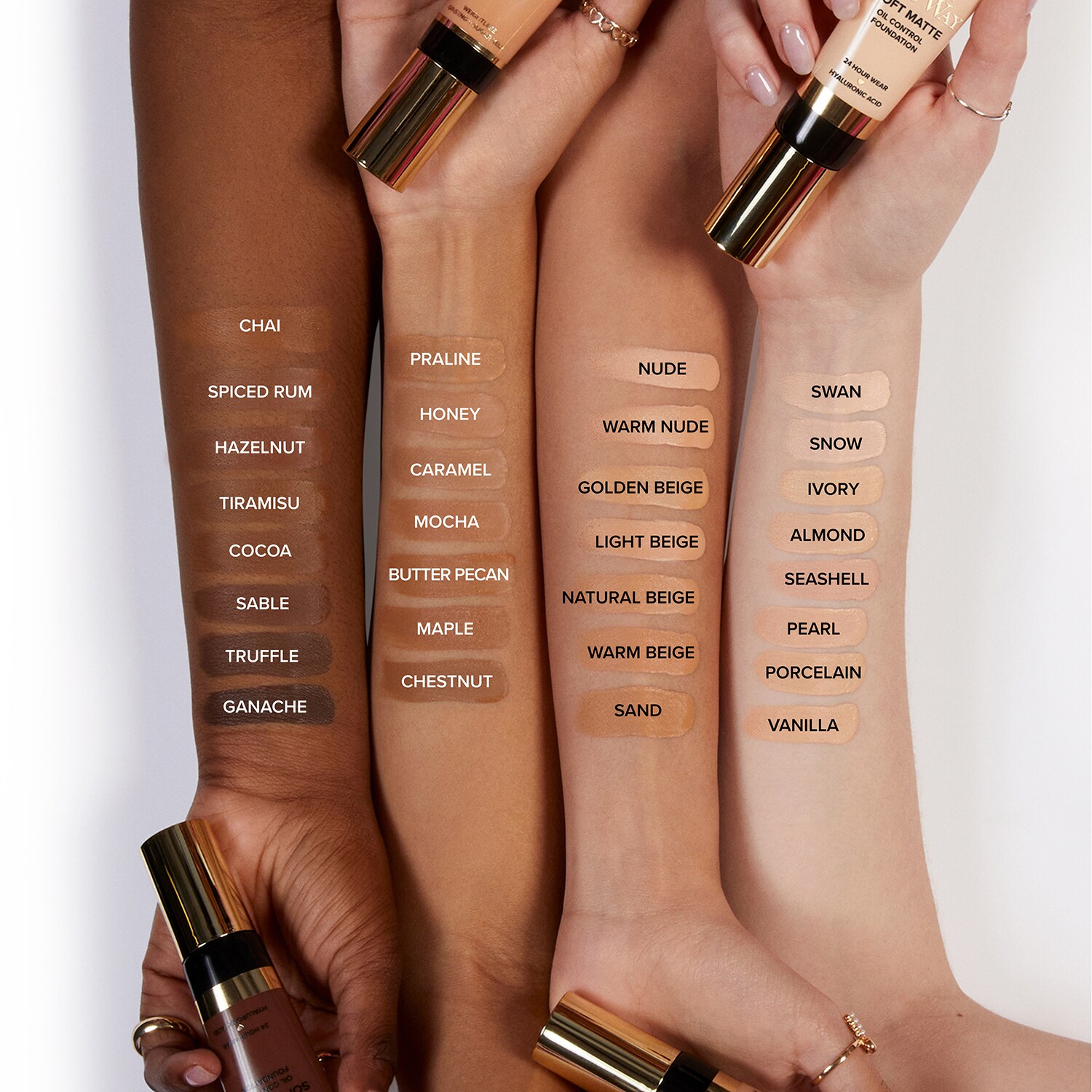 Тональная основа Born This Way Soft Matte Foundation Too Faced, VANILLA (30 g) — фото 2