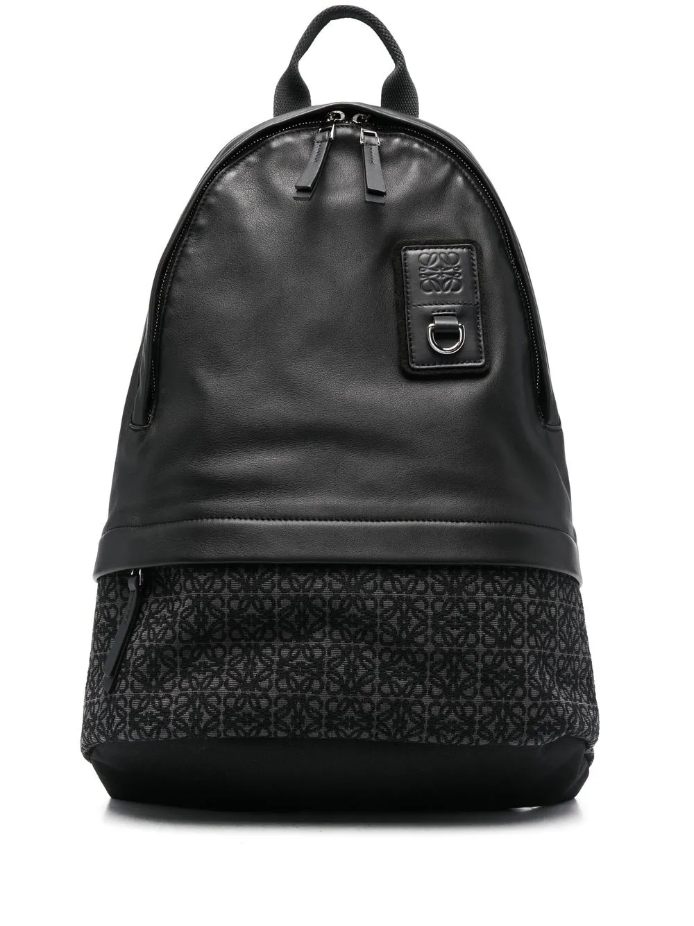 

Жаккардовый рюкзак с узором Anagram LOEWE, черный