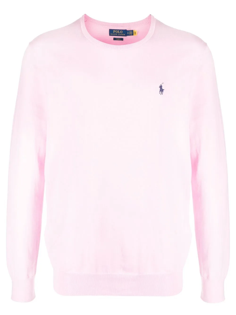 

Свитер с вышитым логотипом POLO RALPH LAUREN, розовый