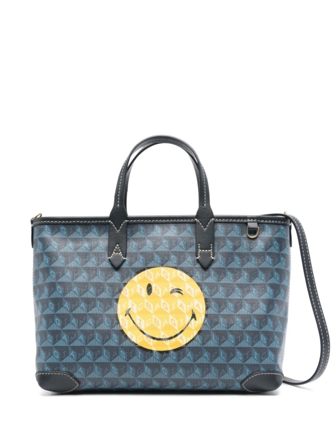 

Сумка-тоут XS I Am A Plastic Anya Hindmarch, синий