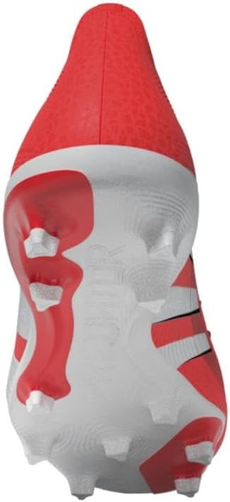 Детские кроссовки Adidas F50 League без шнурков для твердых/универсальных покрытий (унисекс), белый/черный/красный — фото 3