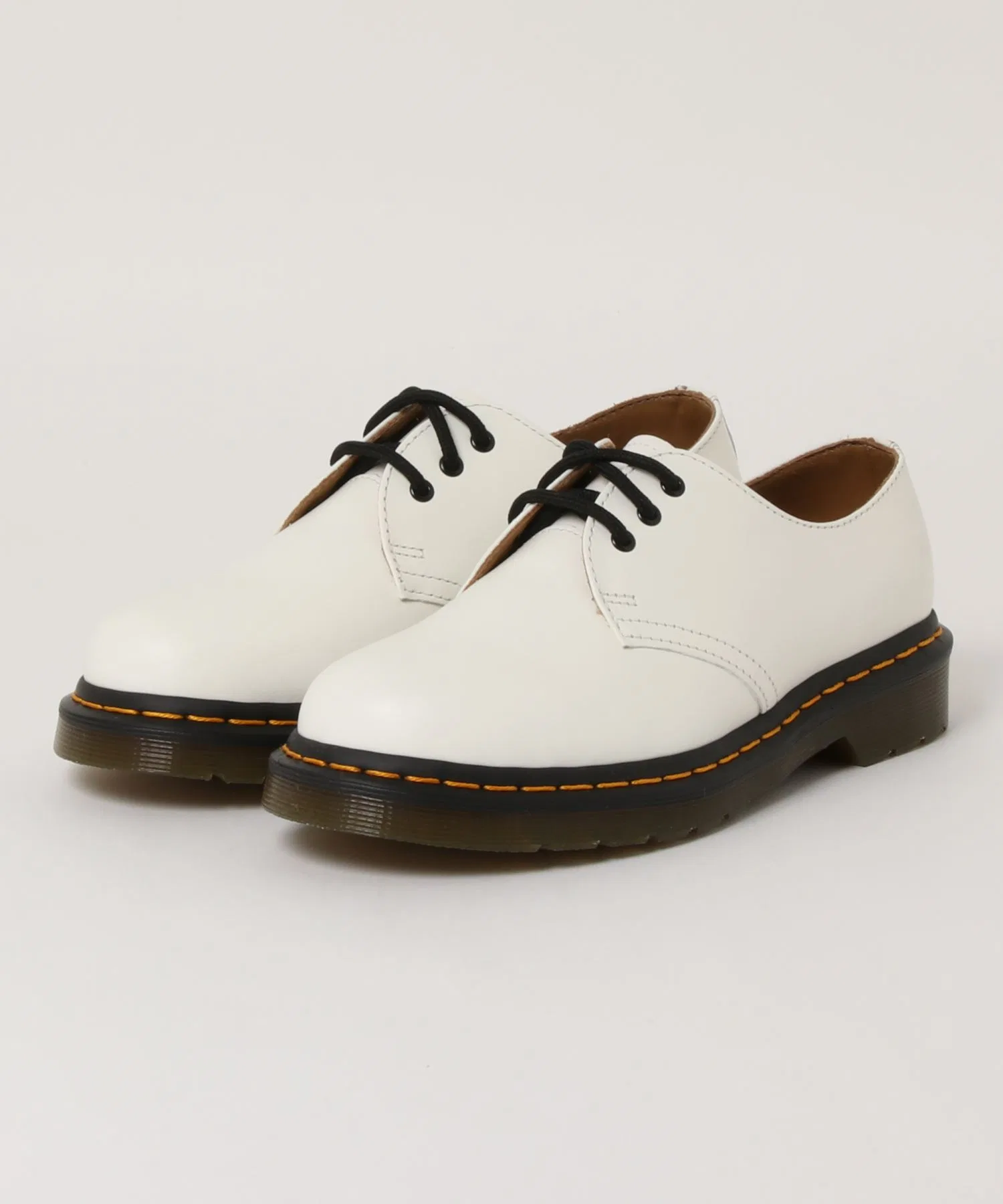 Унисекс туфли Dr. Martens 1461 из гладкой кожи белые