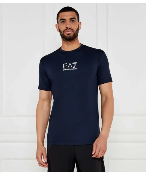 

Футболка Slim fit Ea7, синий