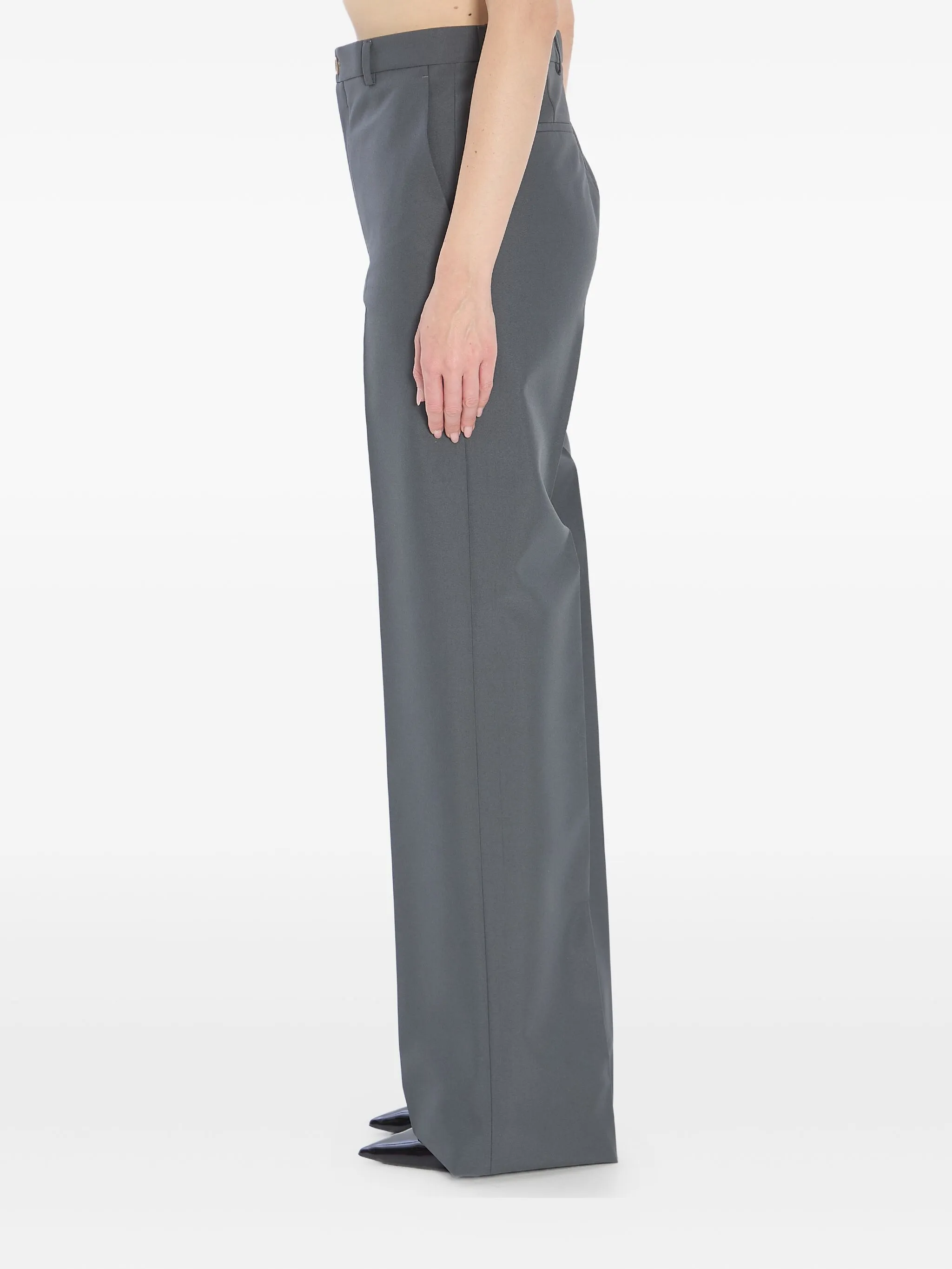 

Брюки с лампасами Gucci, серый