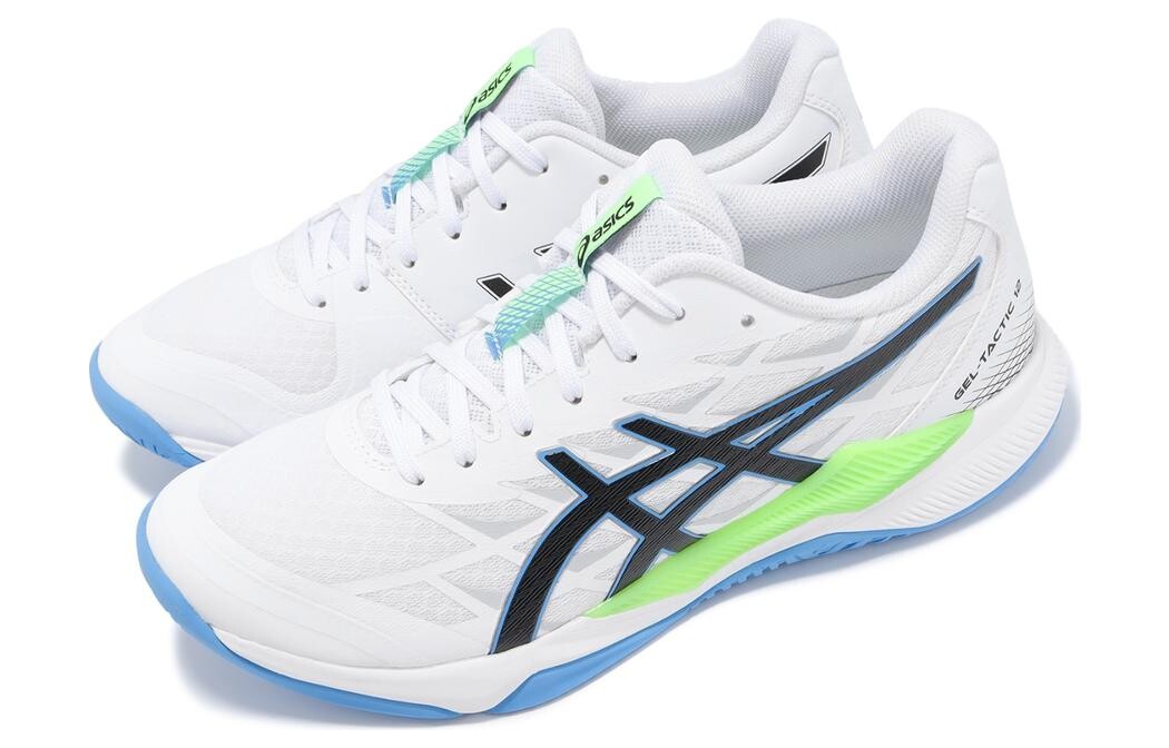 Кроссовки Asics Gel-Tactic 12 унисекс, Белый/Синий — фото 3