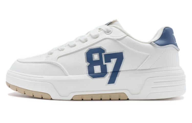 

XTEP Кроссовки Anti-Slip Wear-Resistant Lightweight Warm Low-Top Skateboard Shoes Men's White Blue