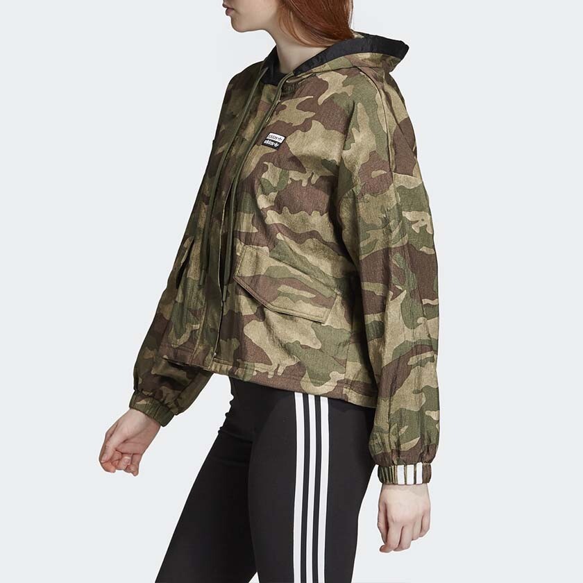 Adidas Originals Женские куртки, цвет Hemp/White/Summit White/Black — фото 3