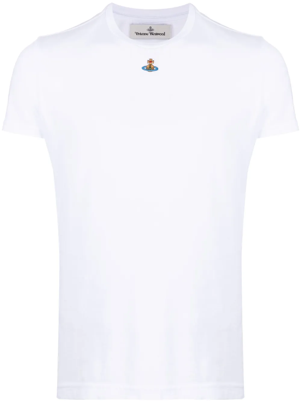 

Футболка Orb с вышитым логотипом Vivienne Westwood, белый