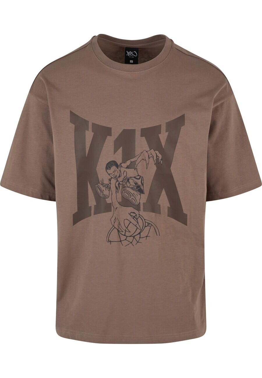 

Классическая футболка K1X Shirt Alien Smash, цвет brown/dark brown