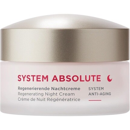 

Annemarie Borlind System Absolute Regenerating Night Cream 50 мл - активирует выработку коллагена и эластина - питательный, укрепляющий, регенерирующий - вегетарианский, Annemarie Borlind