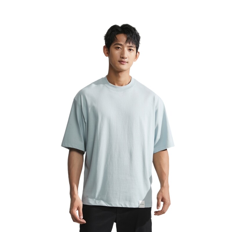 Футболка серии Minimalist унисекс Lake Blue Calvin Klein, цвет Lake Blue — фото 3