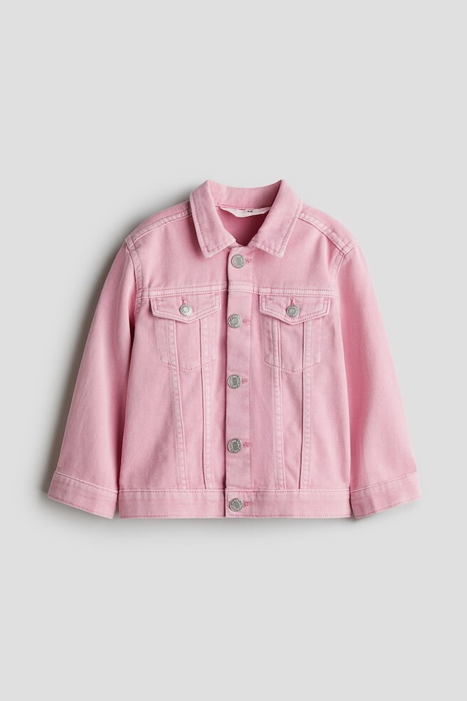 

Джинсовая куртка H&M, розовый