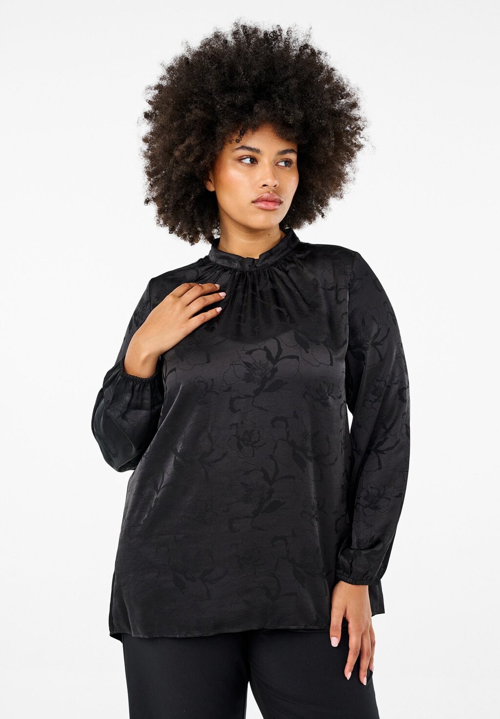 

Блуза TON IN TON MUSTER Zizzi, черный