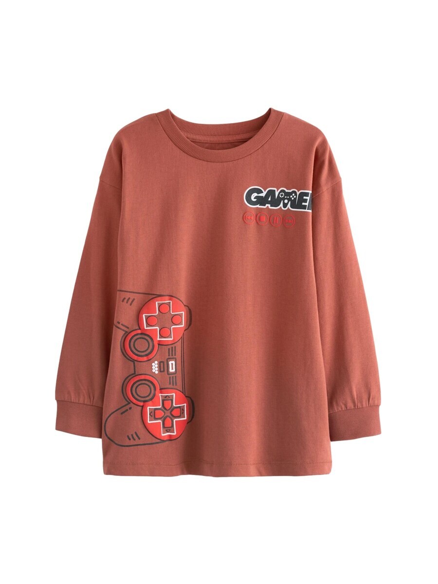 

Лонгслив Next Shirt, цвет auburn