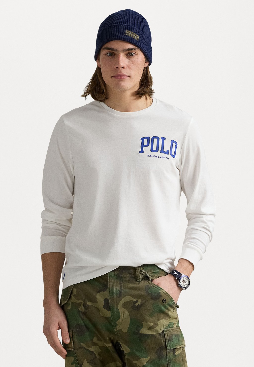 

Футболка с длинным рукавом LONG SLEEVE Polo Ralph Lauren, белый