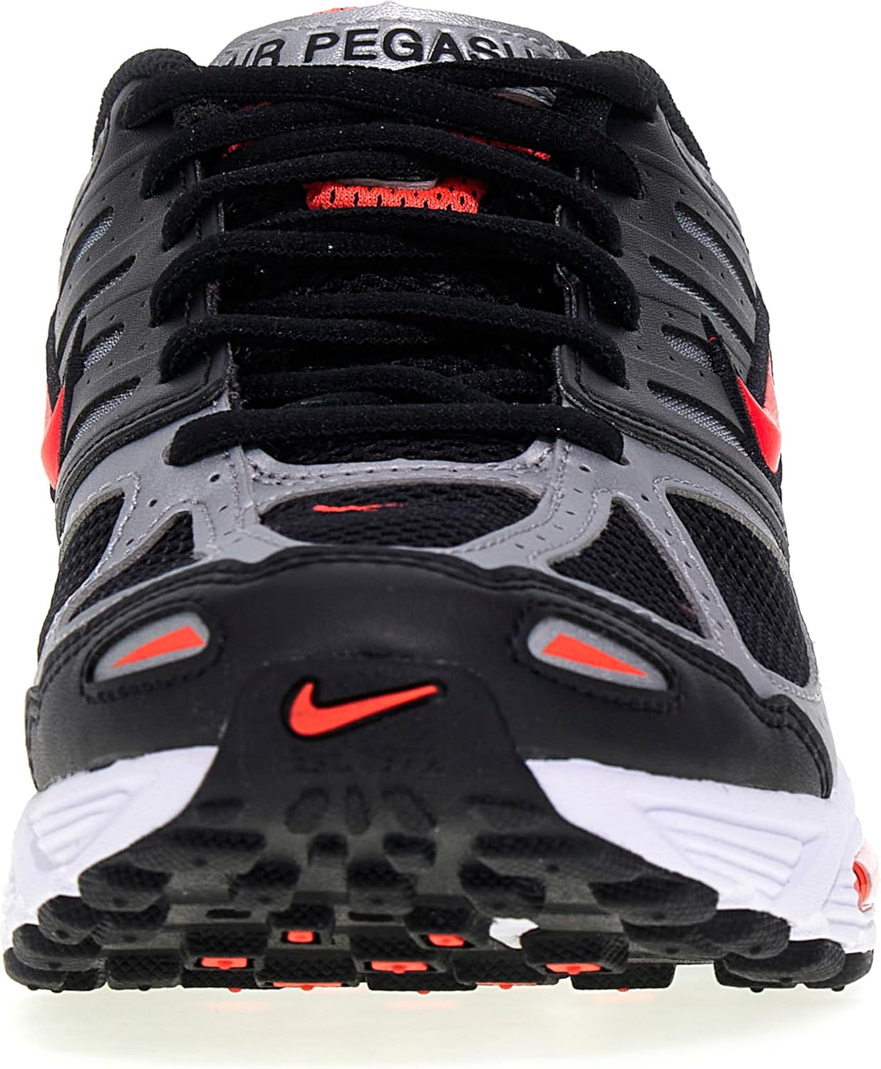 Мужские кроссовки NIKE Air Pegasus 2005, Black Bright Crimson Metallic Silver — фото 2