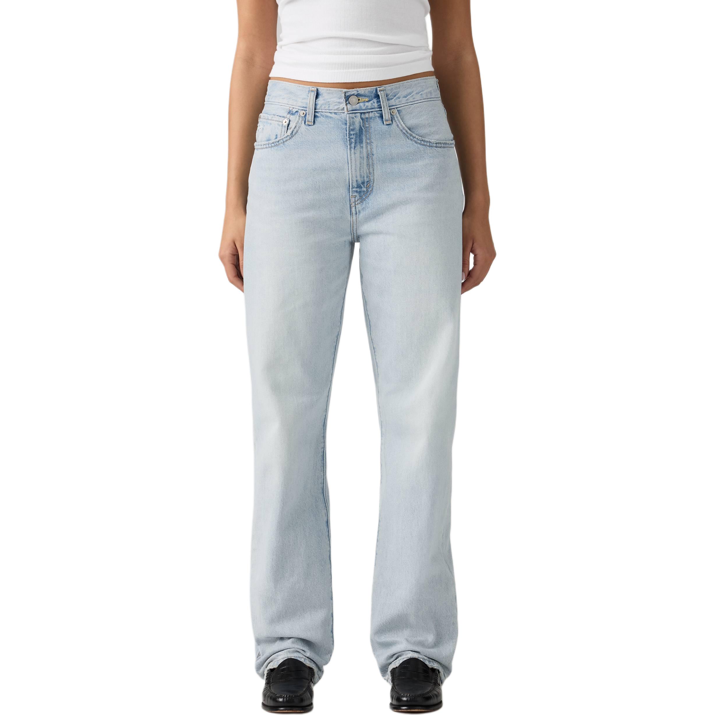 

Levis Джинсы женские синие Moderate Straight Fit