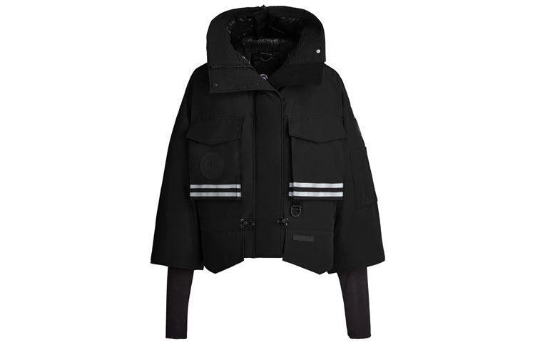 X ANGEL CHEN Пуховик Зимний Женский Черный Canada Goose — фото 2