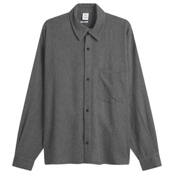 

Рубашка в мелкую клетку Mazza Won Hundred, черный ened pearl