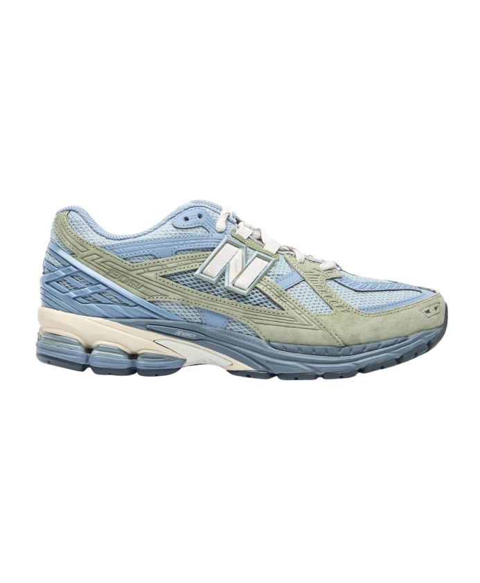 

Удобные кроссовки из кожи и сетки New Balance, мультиколор