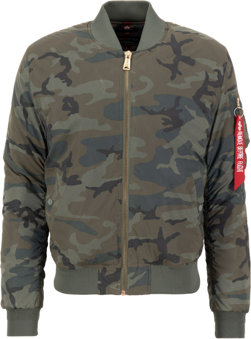 

Куртка Alpha Industries MA-1 VF 59 Reflective Camo Jacket, цвет Woodland, Коричневый, Куртка Alpha Industries MA-1 VF 59 Reflective Camo Jacket, цвет Woodland