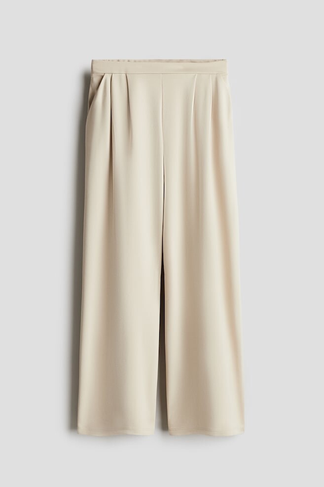 

Брюки из плотного трикотажа H&M, бежевый