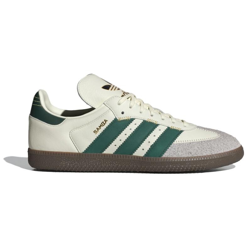 Adidas originals Samba Обувь для скейтбординга унисекс, Белый/Зеленый — фото 2