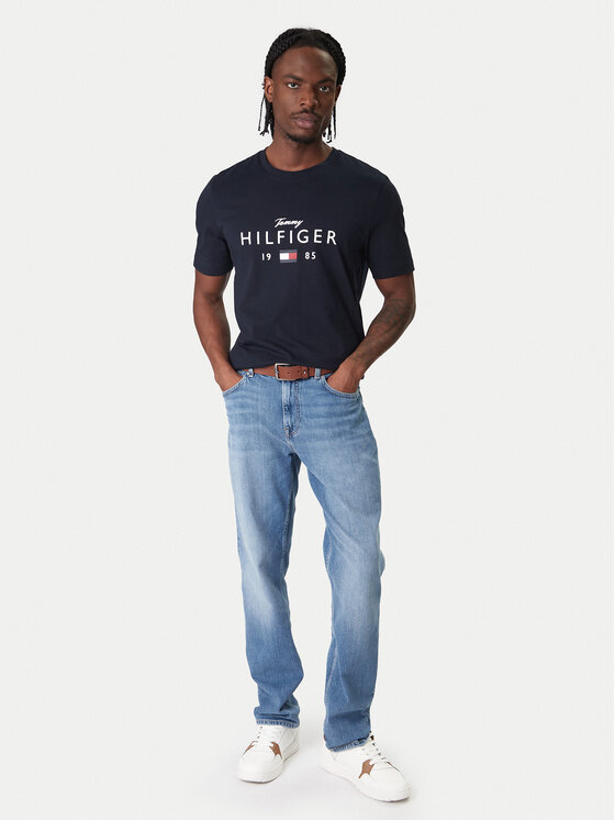 Футболка regular fit Brand Love MW0MW41455 Tommy Hilfiger, синий — фото 2