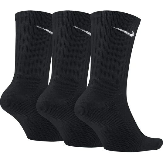 Набор из 3 пар носков Value Cushioned Crew Nike, черно-белый — фото 2