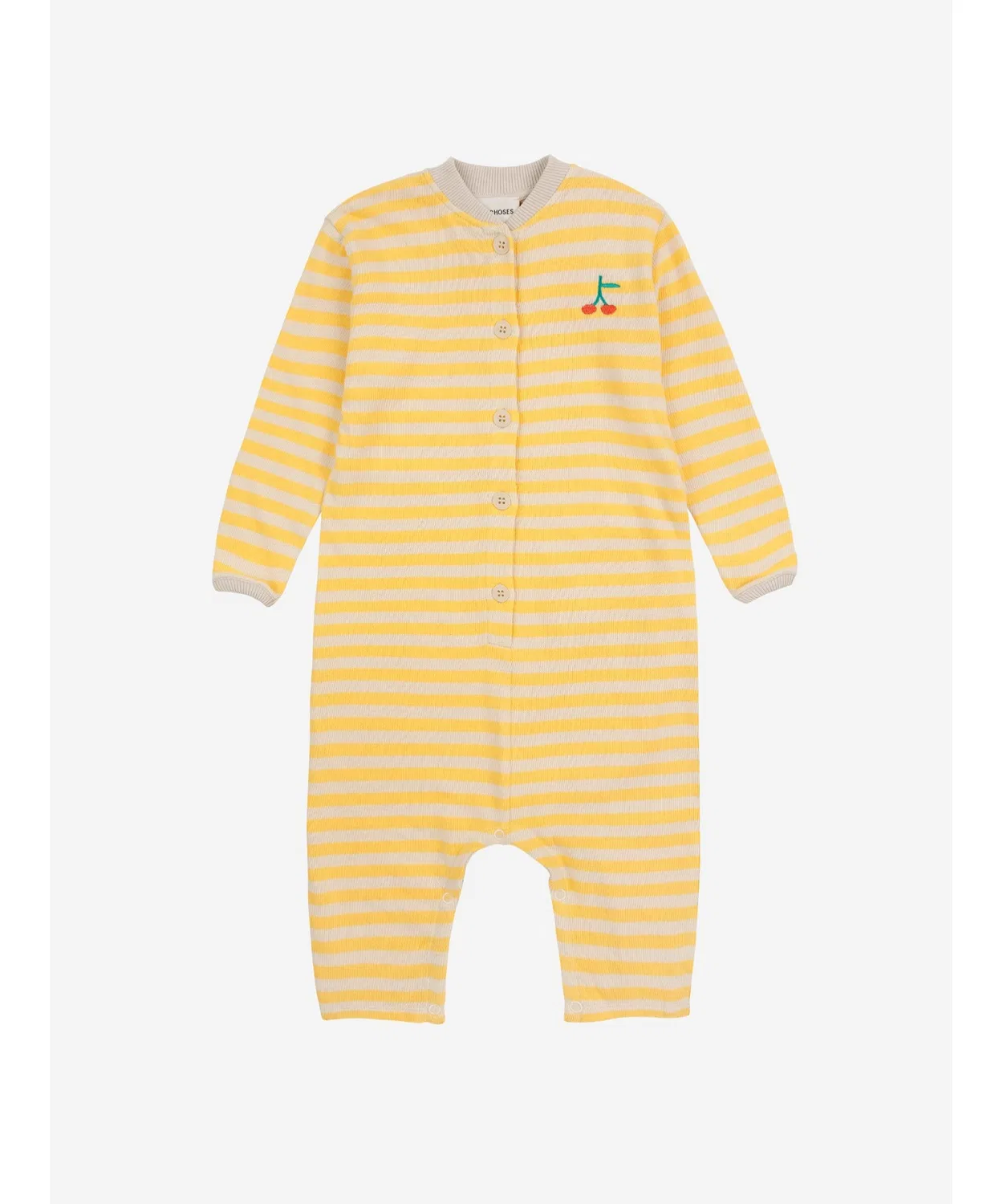 Детский комбинезон Baby Stripes terry overall, желтый в полоску, хлопок
