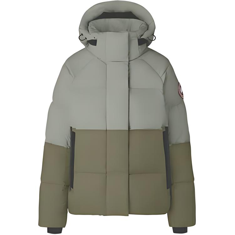 Canada Goose Куртка пуховая женская разноцветная, Mugwort Green/Army Green/Dark Blue Multicolor — фото 3