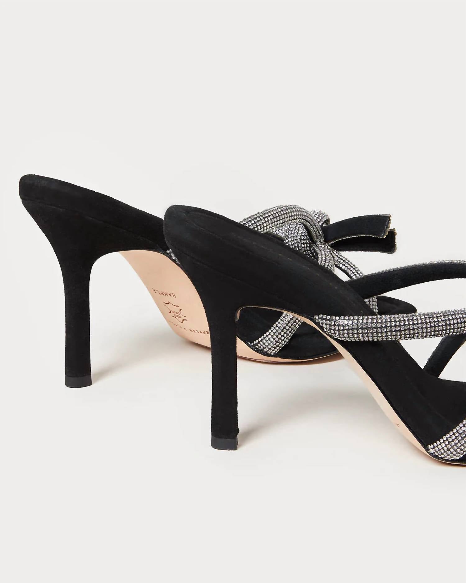 Туфли Margi Bow Heel из черной замши Loeffler Randall — фото 4
