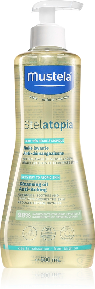 

Масло для ванны и тела Bébé Stelatopia для детей с атопической кожей Mustela, 500 мл