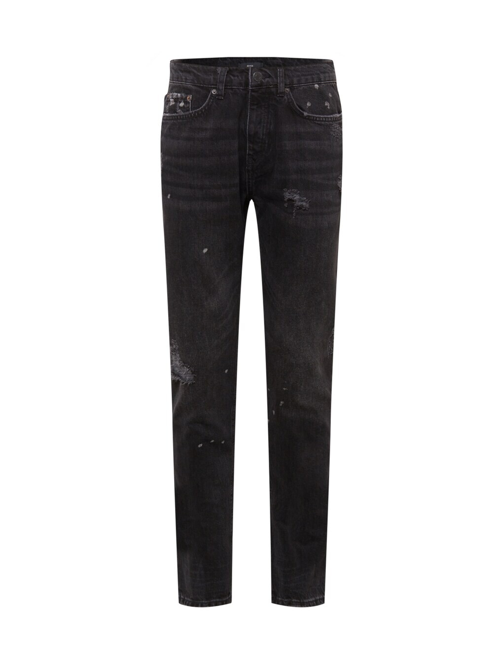 

Джинсы узкого кроя River Island, черный
