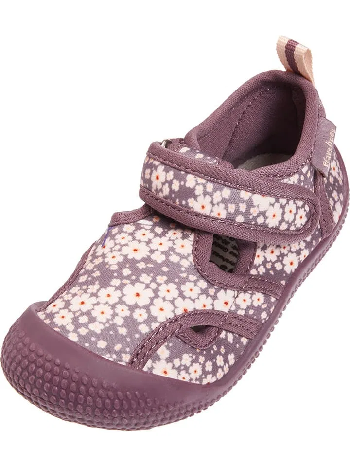Босоножки с узором Playshoes, лиловый — фото 4