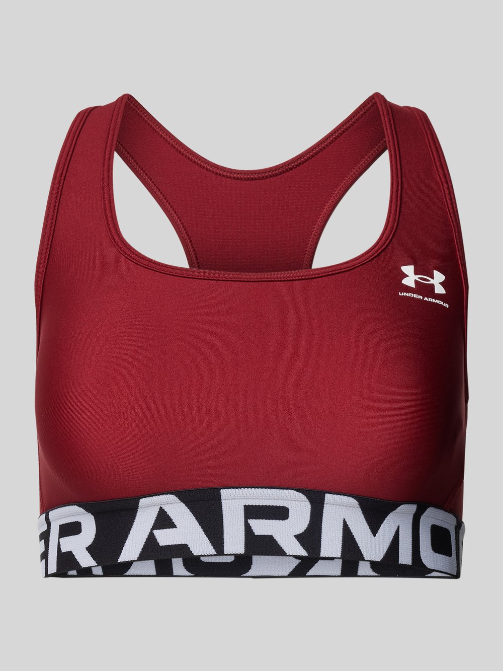 

Спортивный бюстгальтер с этикеткой, модель «Authentics» Under Armour, бордовый
