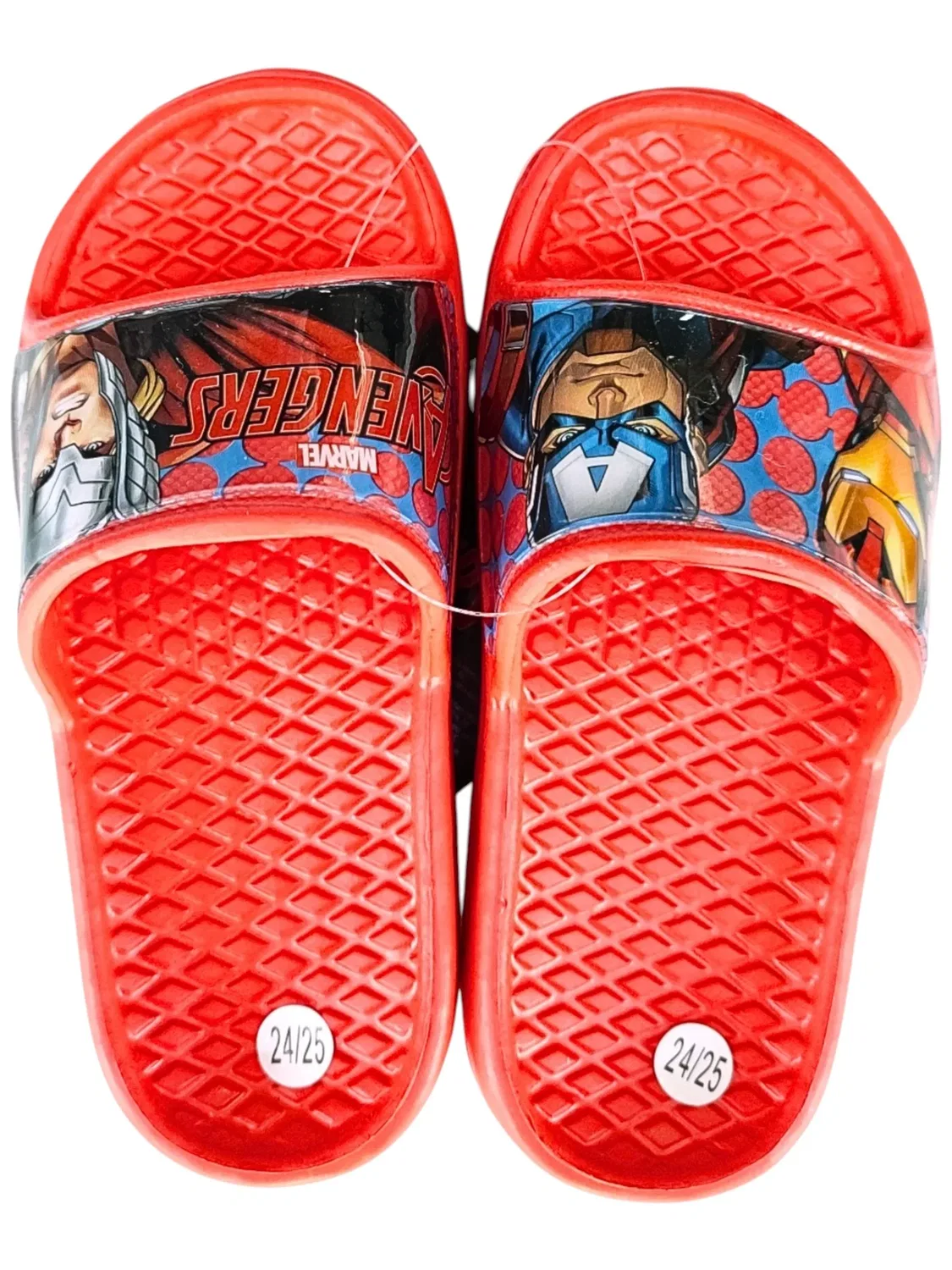 Шлепанцы Avengers, красный