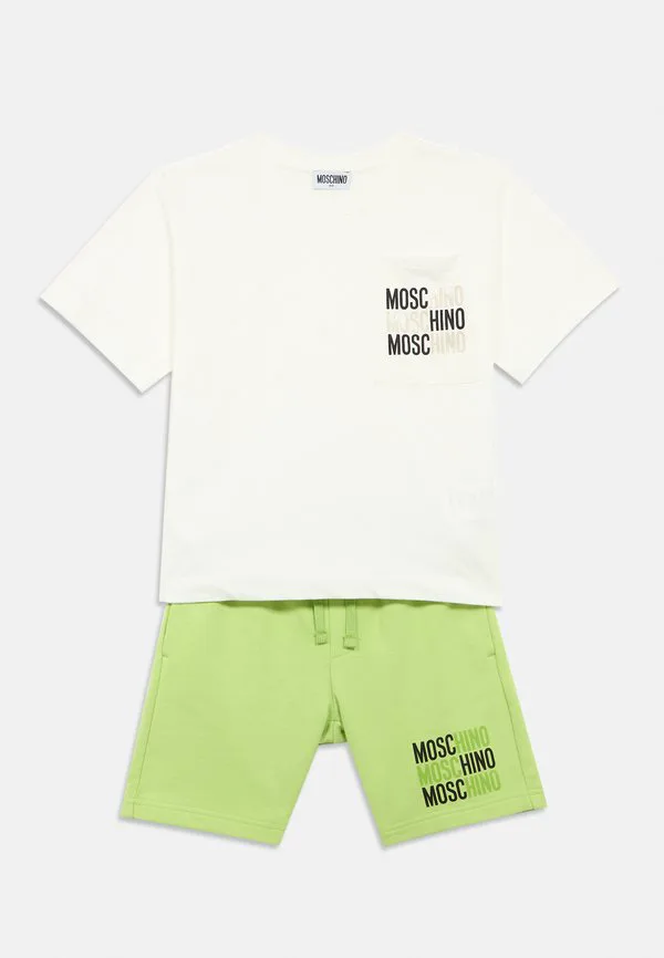 Шорты унисекс Moschino, Cloud/Glow Green